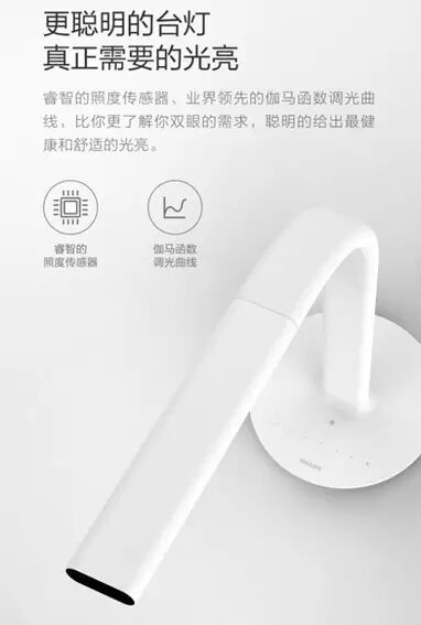 199元！小米正式发布飞利浦智睿台灯二代 双光源设计