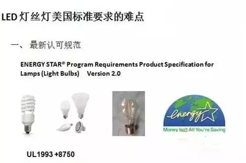 LED灯丝灯的美国市场准入规则和难点分析