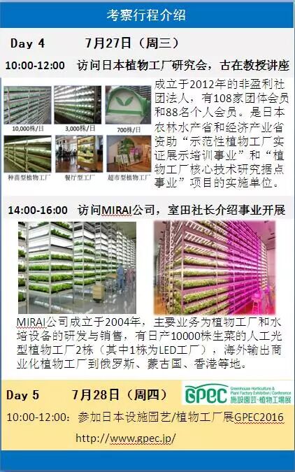 日本植物工厂产业考察团团员火热招募中…