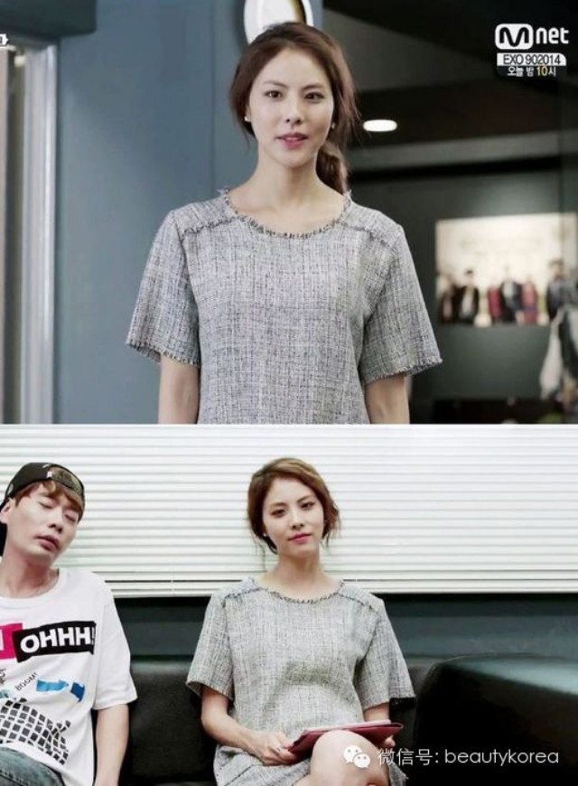 【时尚】《Entertain Us》朴志胤着连衣裙秀女人味