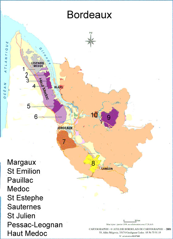 法国葡萄酒产区—波尔多(一)