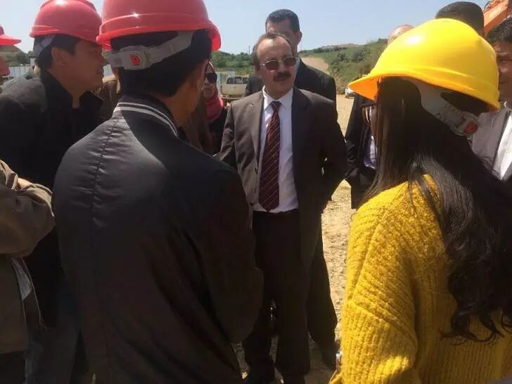 阿尔及利亚吉杰勒省长Merzouk EL arbi先生一行 到中冶建...