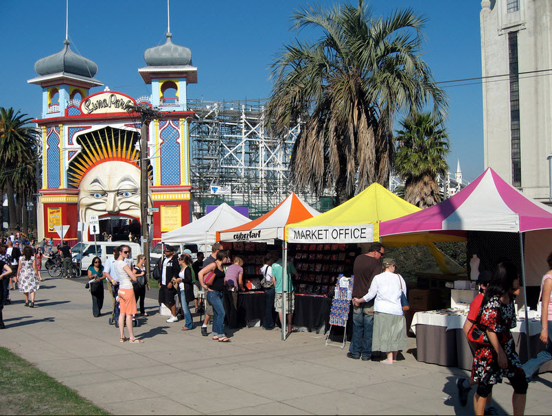 圣科达海滨市集 (st kilda esplanade market)