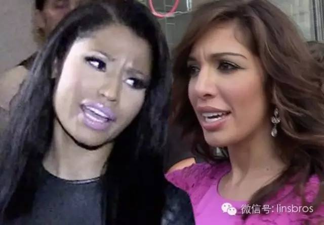 女人吵架骂得太难听..少儿不宜..Nicki Minaj和真人秀女星...