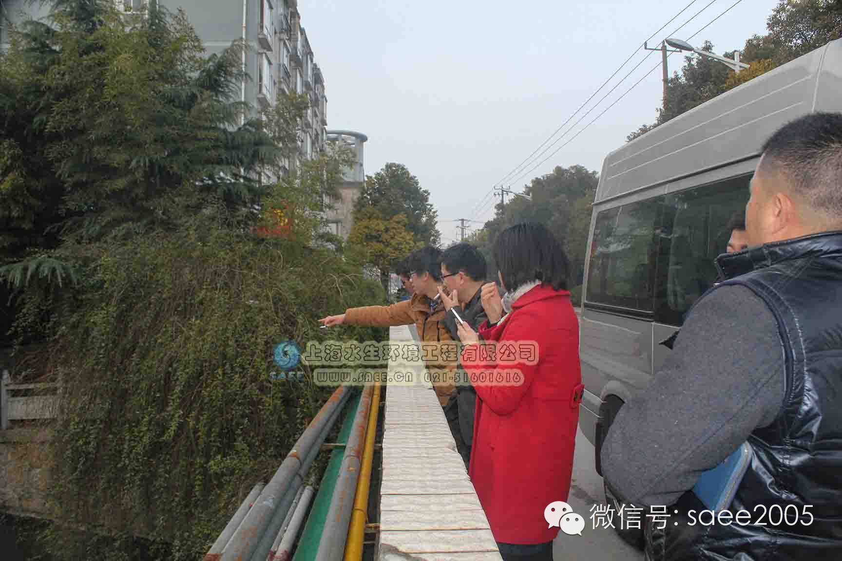 浙江省湖州市政府领导考察我司治理的南通通州金沙横河水项目(图2)