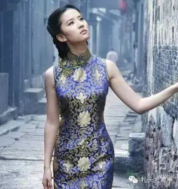 穿上旗袍,才发现范冰冰林志玲刘诗诗杨幂唐嫣的身材竟然...