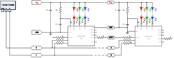 全新的解码方式[并联DMX512协议] SM16512P