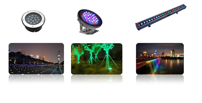 大功率单色/全彩景观亮化方案
