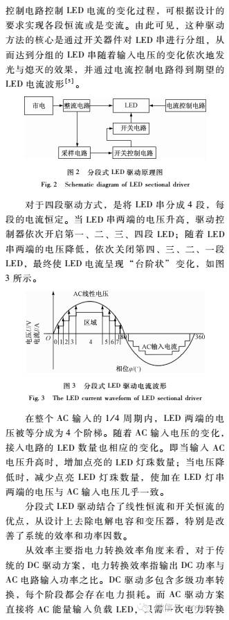 交流直接驱动的可调光大功率LED照明系统的设计