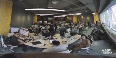 360° 無死角參觀極客公園辦公室，Holy High 