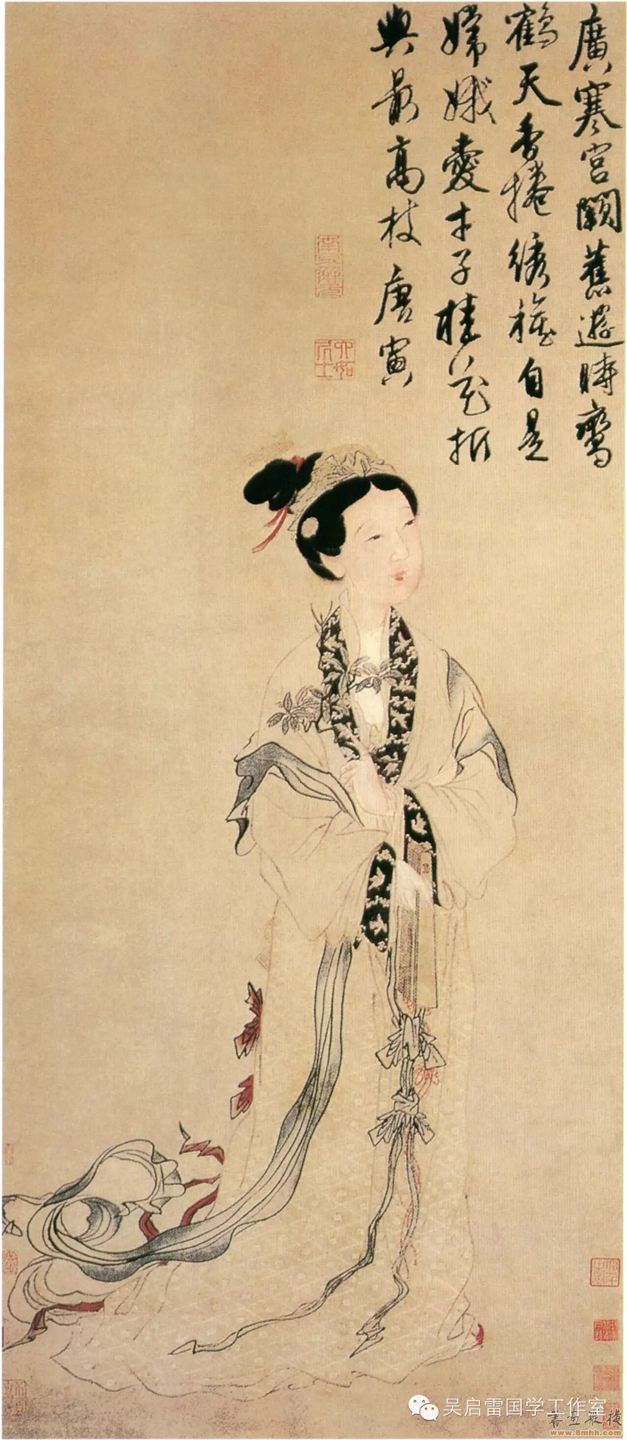 唐伯虎专题4：唐寅人物画《李端端图》、《秋风团扇图》欣赏