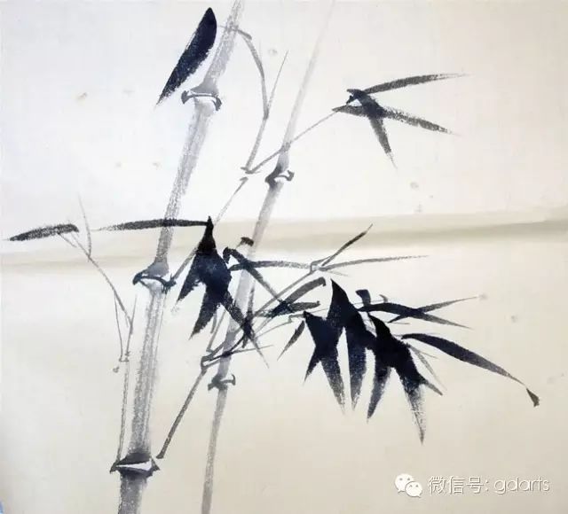 竹子水墨画的基本画法