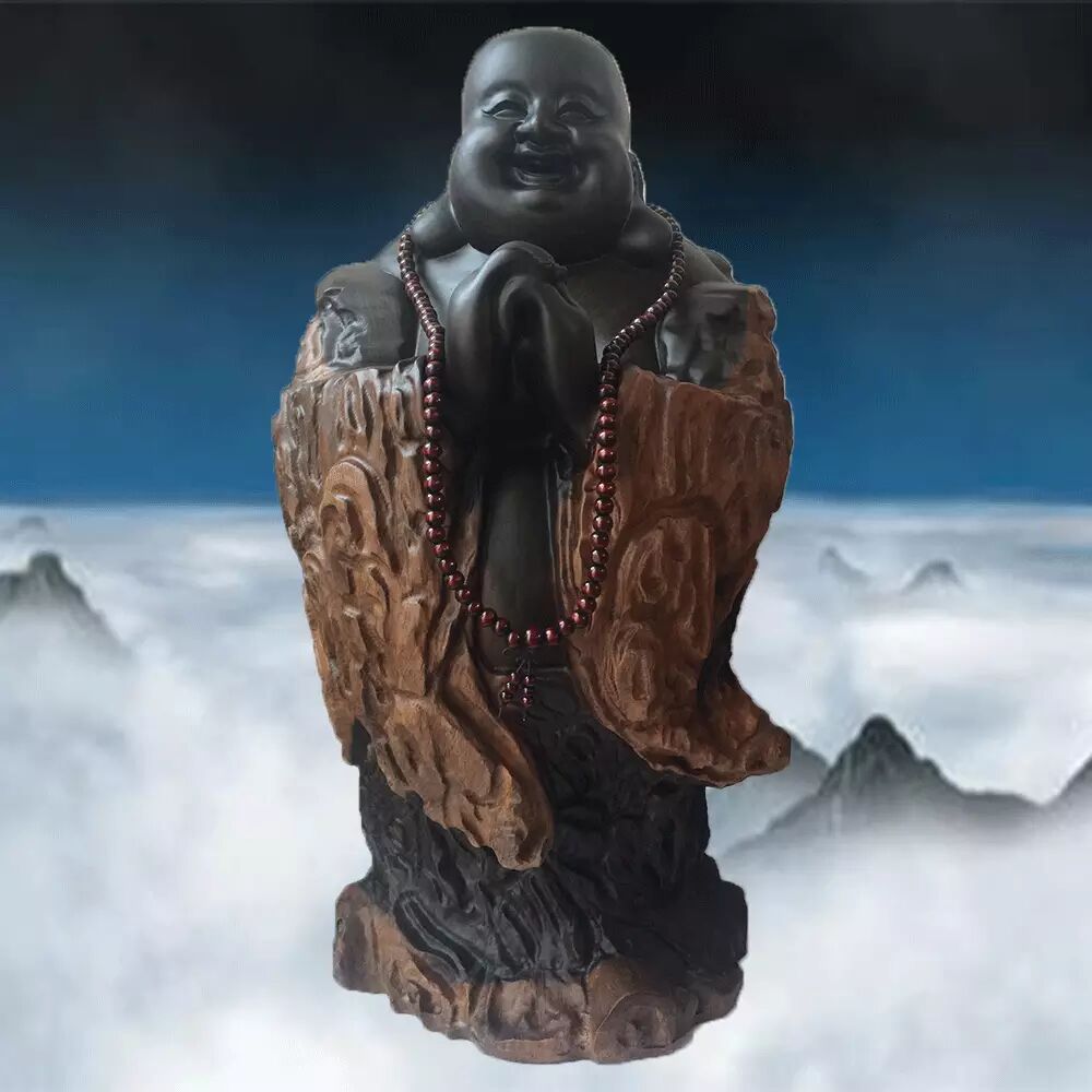 红木工艺品摆件之恭喜发财