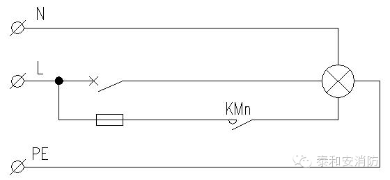 应急照明正确接线图