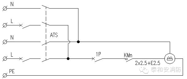 应急照明强制点亮错误接线四