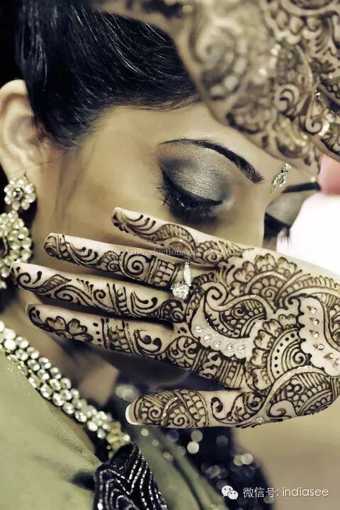 印度海娜体绘, <wbr>神秘性感的艺术!!