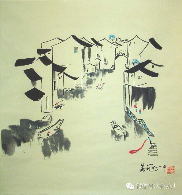吴冠中画作