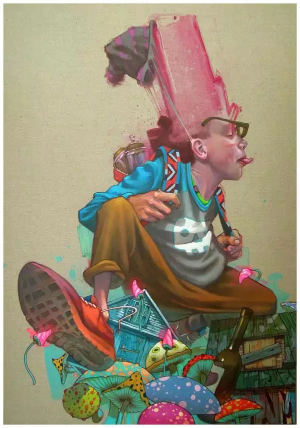 涂鸦 | 今天和大家分享波兰艺术家SAINER的墙绘作品 | 第32张