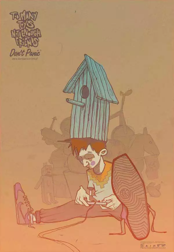 涂鸦 | 今天和大家分享波兰艺术家SAINER的墙绘作品 | 第58张