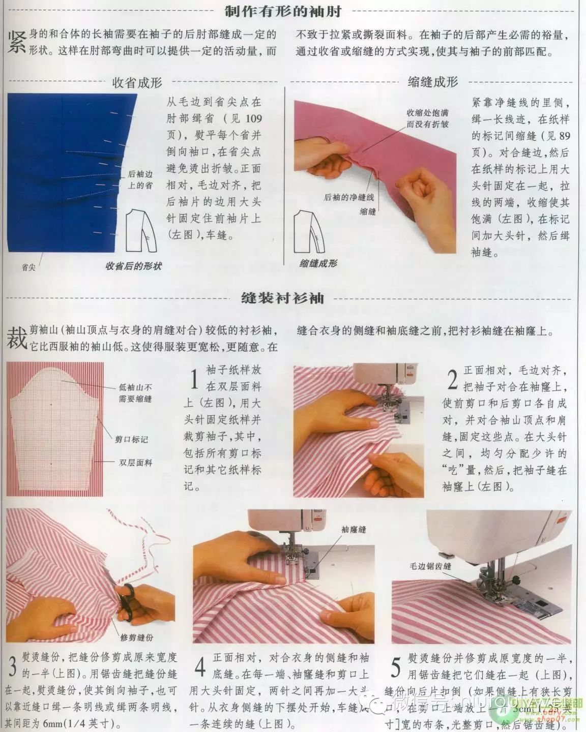 转载服装缝制图解大全中篇