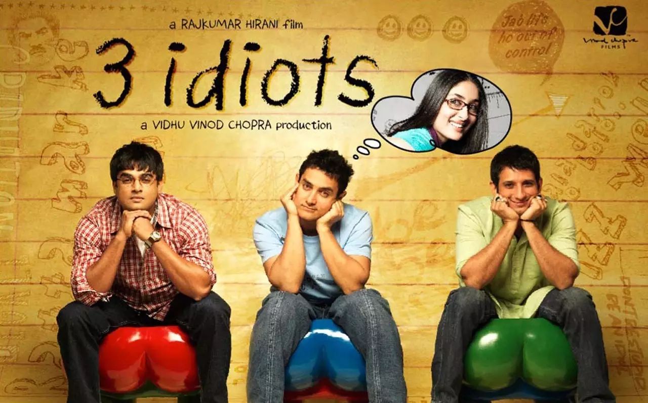 2009年上映的印度电影three idiots(又名《三傻大闹宝莱坞》,《三个