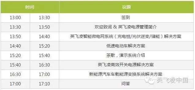 节能高效，共创未来——2016英飞凌电源管理全国巡回研讨会开始报名啦~