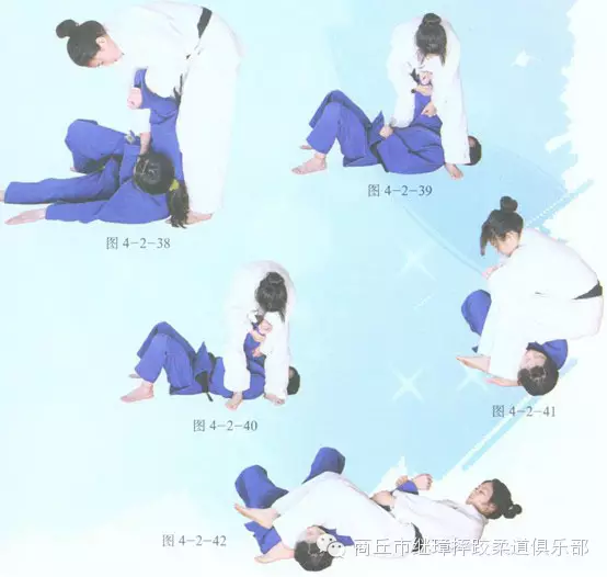 柔道联络方法图解教学(二):双手背负投
