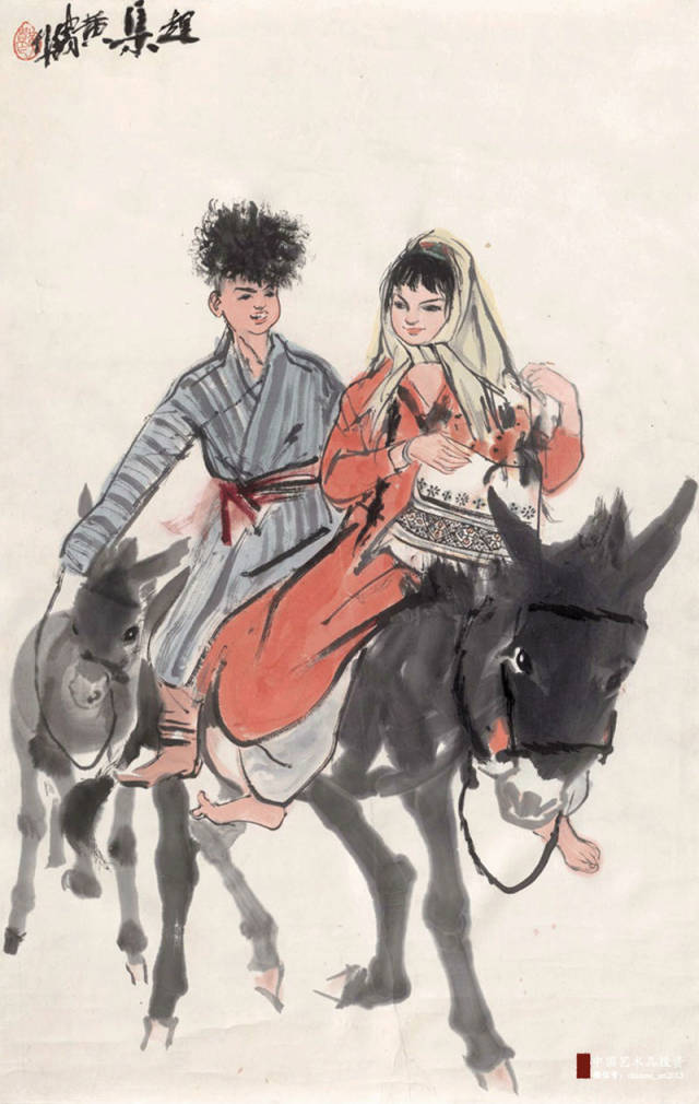 黄胄画驴 - 快乐者 快乐着 - shangshanruoshui的博客 黄胄画驴 - 快乐者 快乐着 - shangshanruoshui的博客