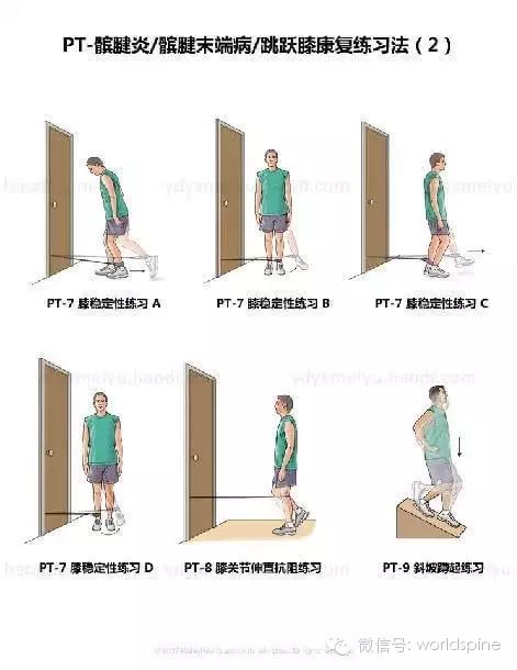 髌腱炎,跳跃膝康复训练法