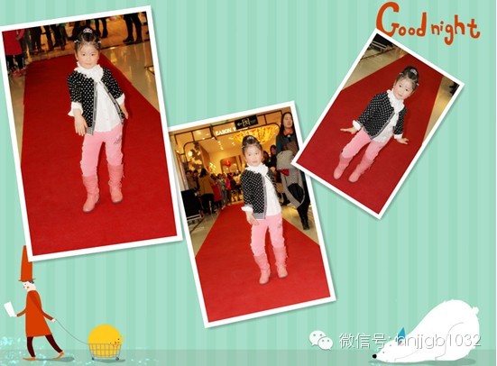 你看，小姑娘面对镜头毫不紧张而且这pose摆的美丽不。