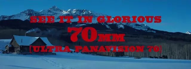 八恶人的70毫米路演会影响到电影的未来吗？