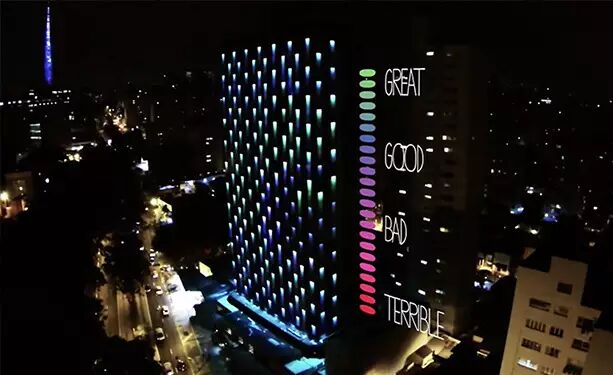 先进的交互式灯光艺术设计