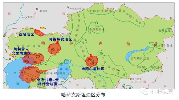 哈萨克斯坦原油生产和出口现状及趋势