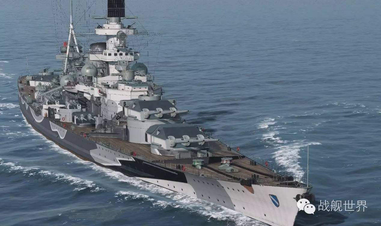 级战列巡洋舰命名舰,在法国公开以德意志级装甲舰为假想敌的敦刻尔克