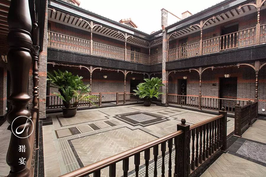 古风庭院,雕栏画栋