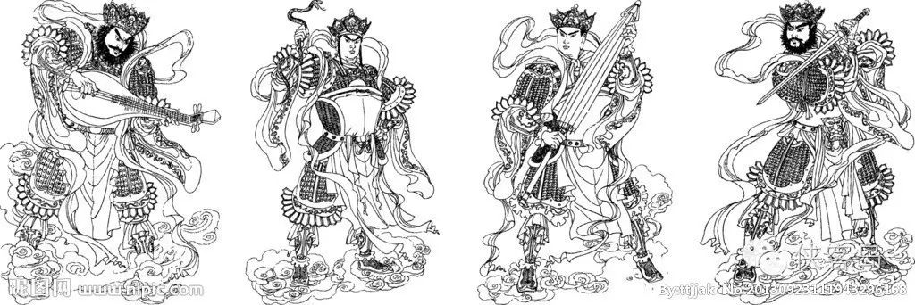 魔家四将死后成为镇守南天门的四大天王,又西入佛门,成为几乎所有汉化