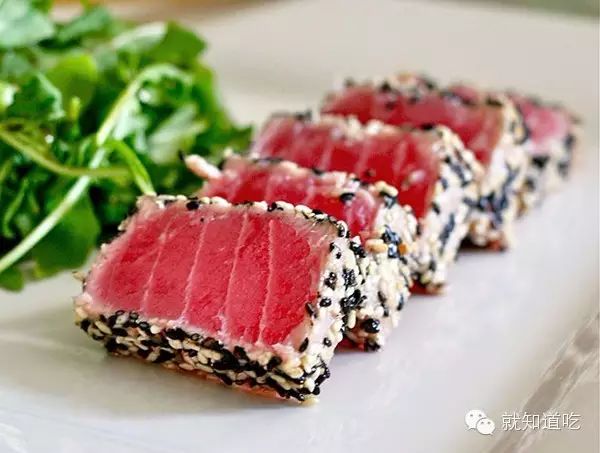 seared ahi tuna 煎金枪鱼