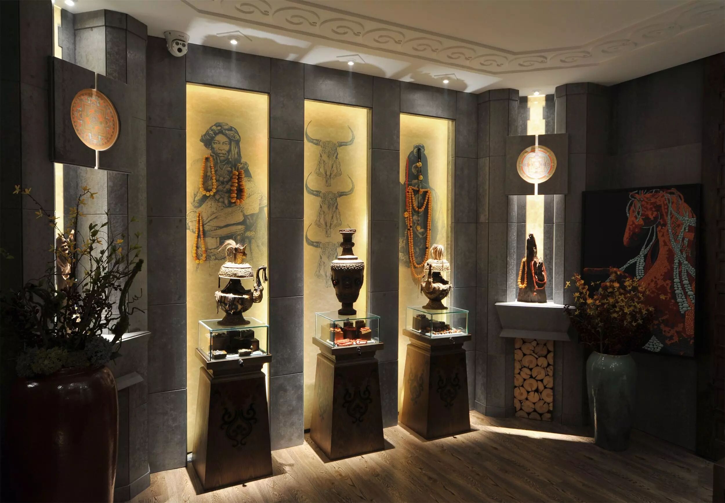 古格天韵藏传文玩珠宝店设计