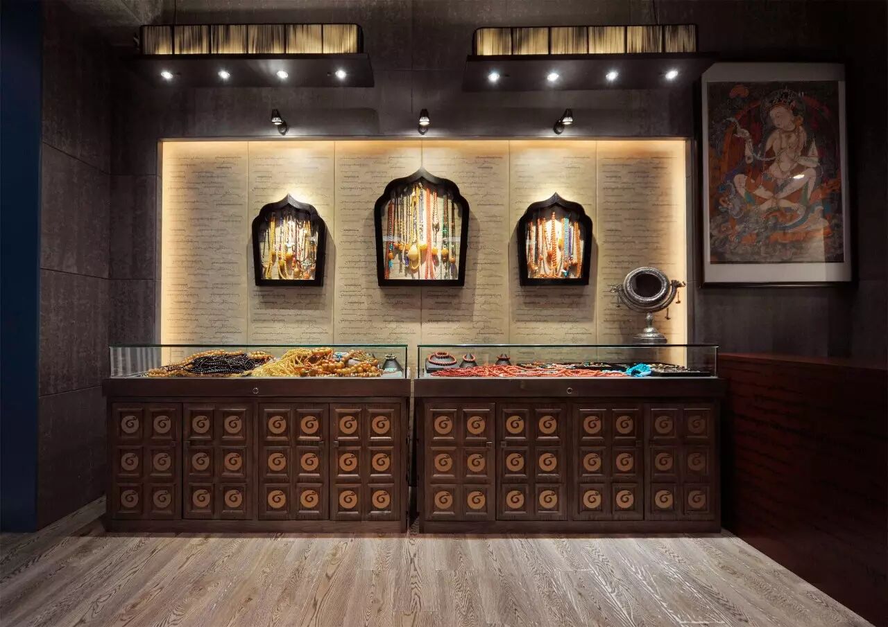 古格天韵藏传文玩珠宝店设计