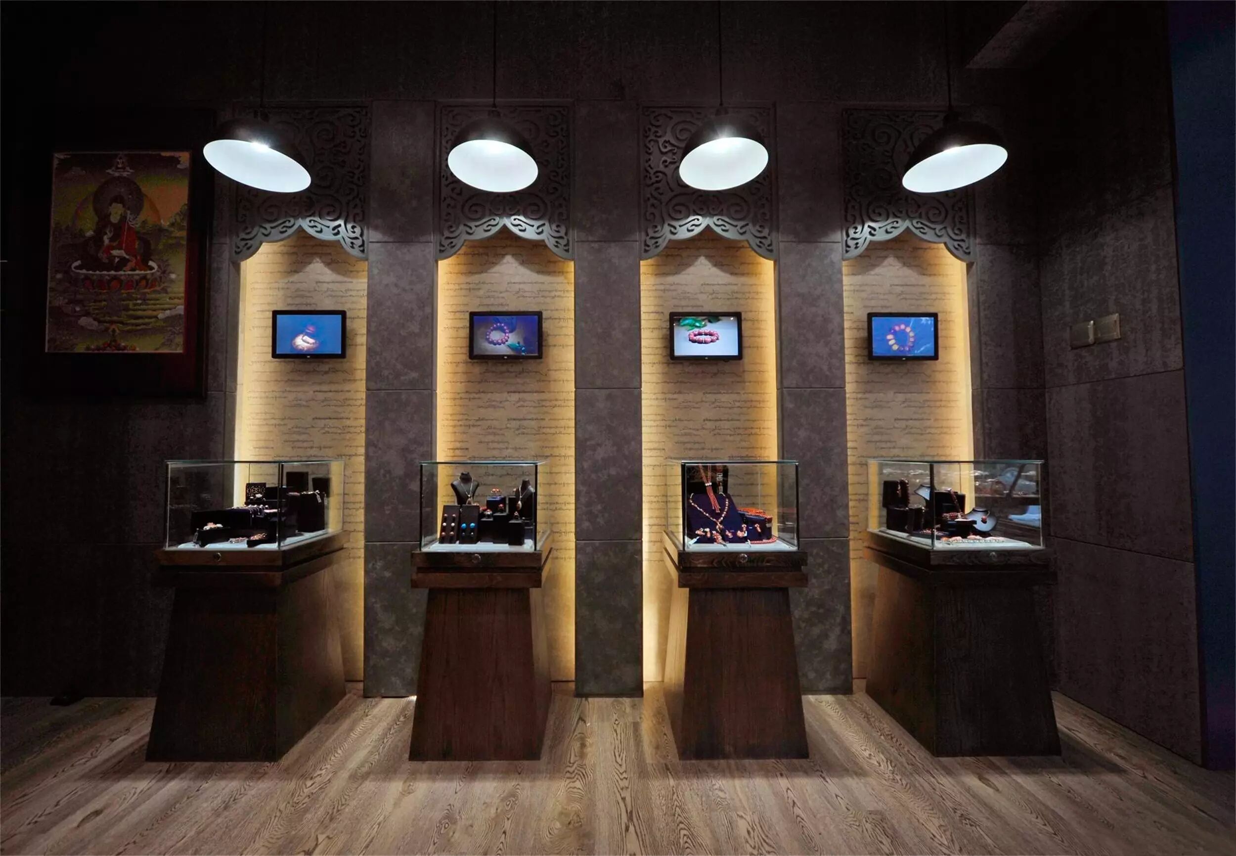 古格天韵藏传文玩珠宝店设计