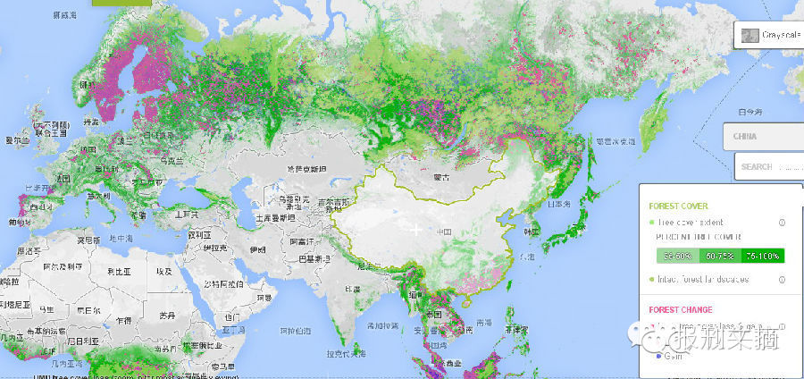 一幅令中国人悲伤的森林地图