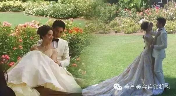 吴奇隆刘诗诗婚纱照首曝光,婚纱里内搭牛仔裤配雷人平底...