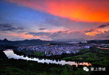 夜幕下的茶城，让人震撼的妩媚242 / 作者:@掌上恭城 / 帖子ID:101511