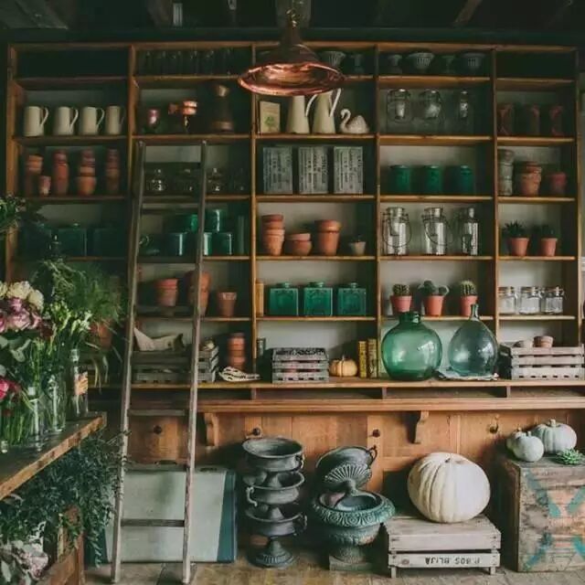 创意| 唯美复古花店