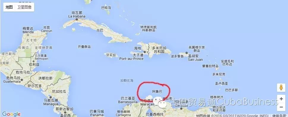 阿鲁巴岛位于加勒比海南部小安的列斯群岛的最西端.图片