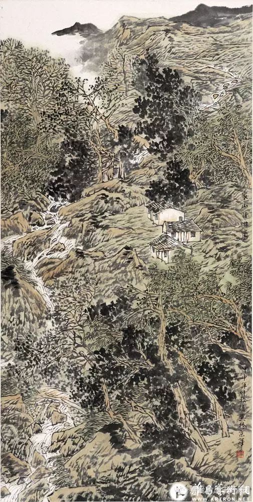 著名山水画家张复兴先生寻常家山非常画