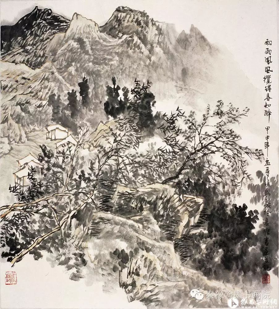 著名山水画家张复兴先生寻常家山非常画