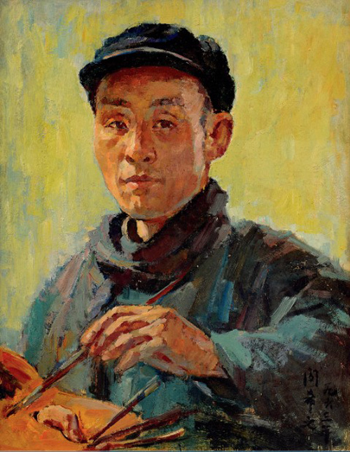 闵希文 自画像