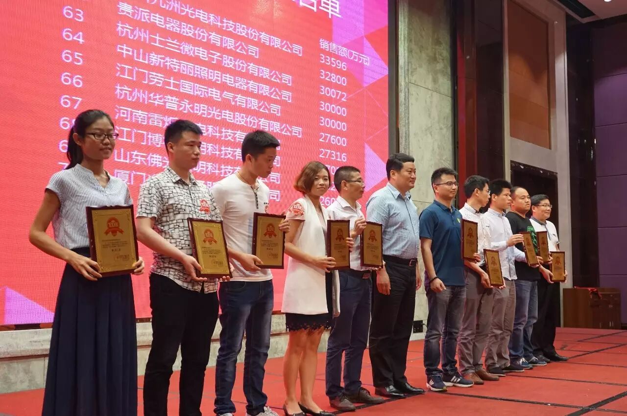 新特丽荣登灯饰百强榜 2016发力渠道建设