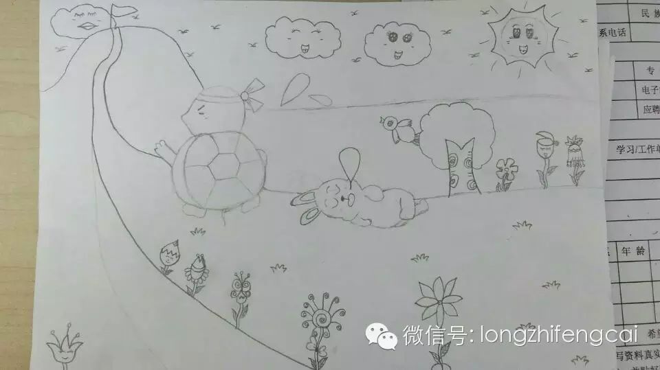 夏令营体验课之少儿英语与特色简笔画的一角